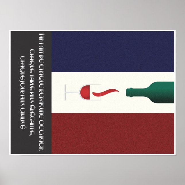 Poster Vin pour chaque occasion - dans le style A.M (Devant)