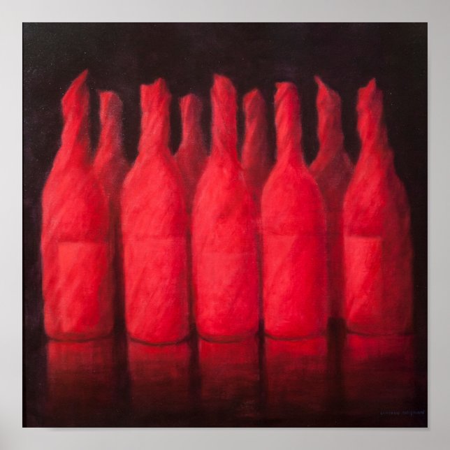 Poster Vin rouge emballé 2012 (Devant)