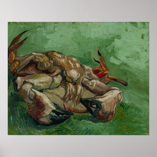 Poster Vincent van Gogh - A Crab on its Back (Devant)