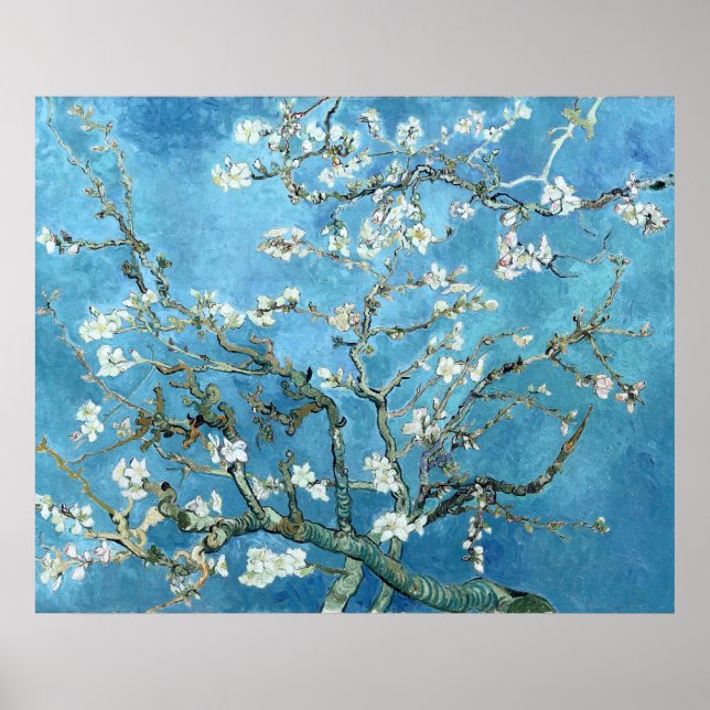 POSTER VINCENT VAN GOGH - ALMOND BLOSSOMS (Devant)