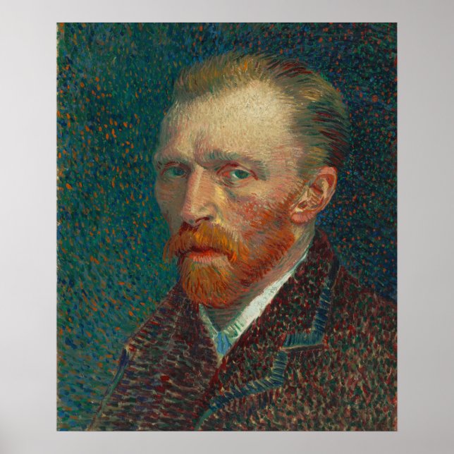 Poster Vincent Van Gogh, Autoportrait Printemps 1887 (Devant)