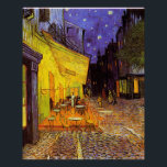 Poster Vincent Van Gogh Café Terrasse Au Night Fine Art<br><div class="desc">Vincent Van Gogh Cafe Terrace At Night Fine Art Vincent Willem van Gogh est un peintre postimpressionniste hollandais dont l'oeuvre, remarquable par sa beauté rugueuse, son honnêteté émotionnelle et sa couleur audacieuse, a eu une influence considérable sur l'art du XXe siècle. Il produit des portraits, des autoportraits, des paysages et...</div>