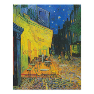 Poster Vincent Van Gogh Café Terrasse Chef-d'oeuvre