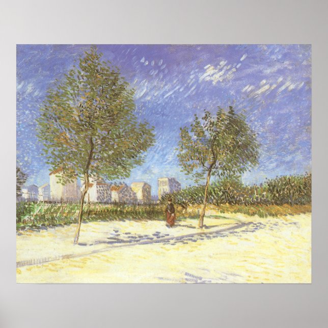 Poster Vincent van Gogh - En périphérie de Paris (Devant)