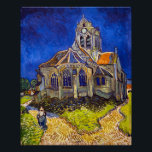 Poster Vincent van Gogh - L'église d'Auvers<br><div class="desc">L'église d'Auvers / l'Eglise à Auvers-sur-oise par Vincent Van Gogh en 1890</div>