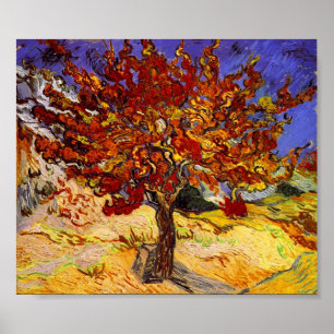 Poster Vincent Van Gogh Mulberry Tree Fine Art Painting