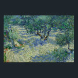Poster Vincent van Gogh - Olive Orchard<br><div class="desc">Orchard d'olivier par Vincent van Gogh, 1889. Vincent van Gogh est un peintre postimpressionniste hollandais qui figure parmi les figures les plus célèbres et influentes de l'histoire de l'art occidental. En un peu plus de dix ans, il a créé environ 2100 oeuvres, dont environ 860 peintures à l'huile, la plupart...</div>