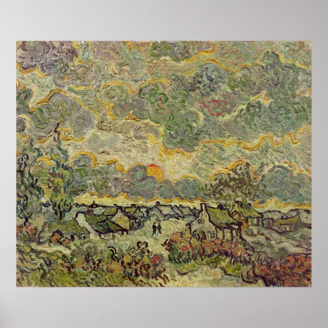Poster Vincent van Gogh | Paysage d'automne, 1890 (Devant)