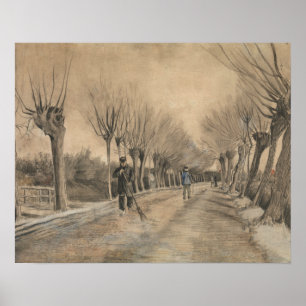 Poster Vincent van Gogh - Road in Etten