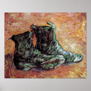 Poster Vincent Van Gogh - Une paire de chaussures