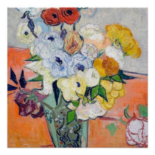 Poster Vincent Van Gogh - Vase japonaise - Vase japonaise