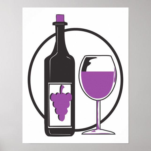 Poster Vins rouges fabuleux (Devant)