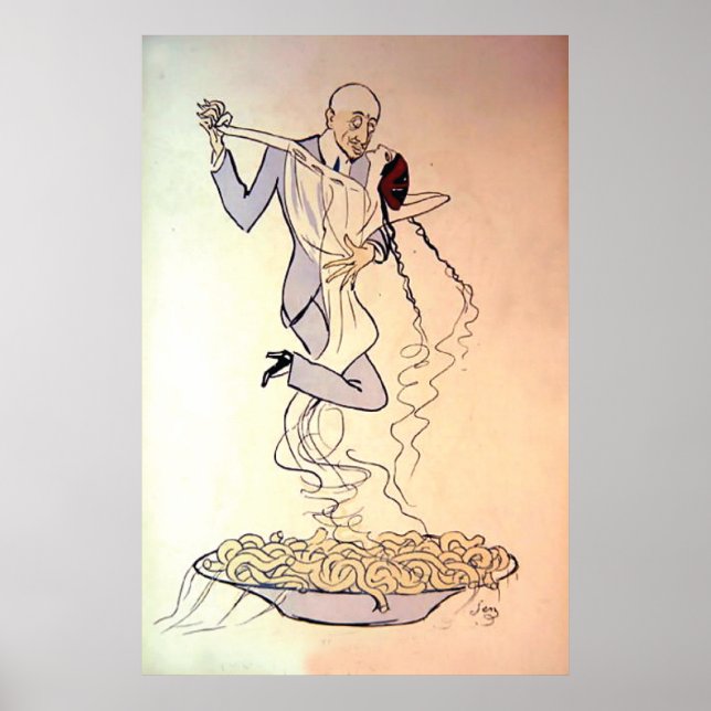 Poster Vintage 1900s Tango Dancing (Devant)