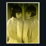 Poster vintage 1920s flapper filles pop art "mousse"<br><div class="desc">Moss : teintes de Pop-art vert inspirées d'une photo des soeurs G. (Eleanor Gutchrlein et Karla Gutchrlein), modèles et danseurs qui étaient très célèbres à la fin des années 1920 et au début des années 1930. Variation : mousse (nuances de vert) Contactez-nous pour des versions personnalisées (ou des couleurs) ou...</div>
