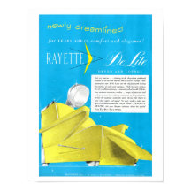 Vintage 1950 Rayette Sèche cheveux Beauté Shop Art