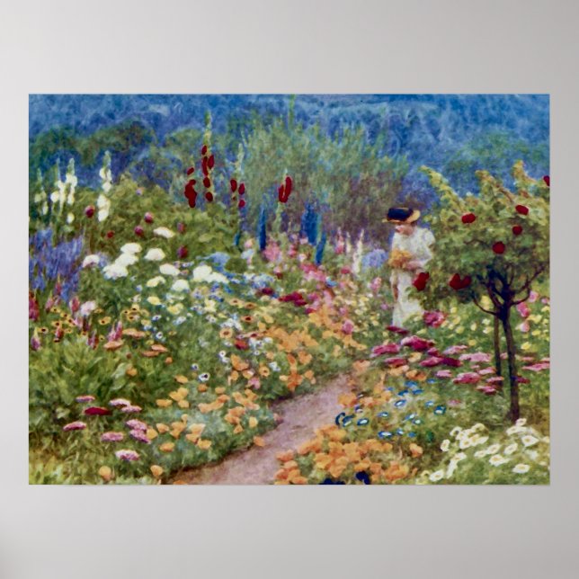 Poster Vintage An English Country Garden (Devant)