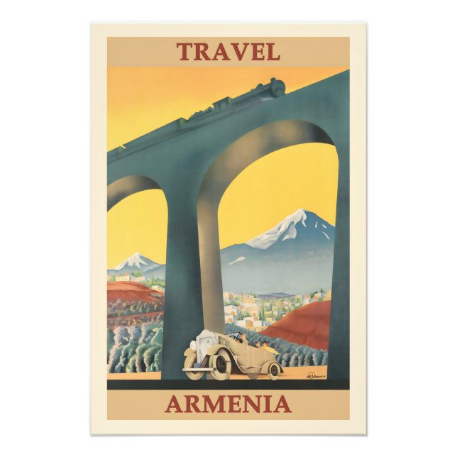 Poster vintage arménien (Devant)