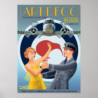 Poster vintage Art déco