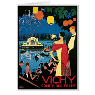 Poster vintage Art Vichy France