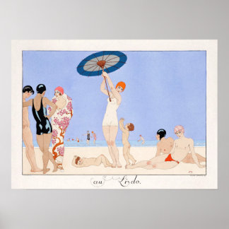 Poster vintage : Au Lido Plate n° 14 (1920)