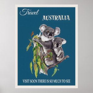 Poster vintage australien