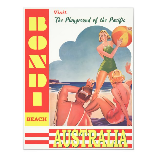 Poster vintage australien (Devant)