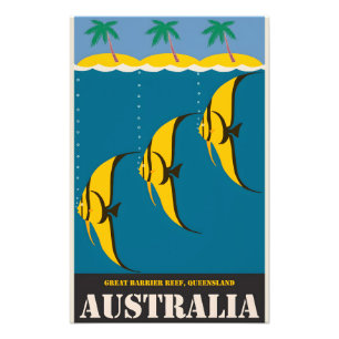 Poster vintage australien