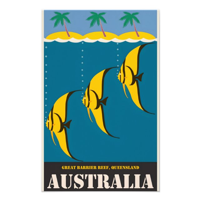 Poster vintage australien (Devant)