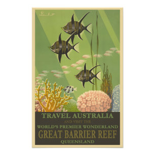 Poster vintage australien