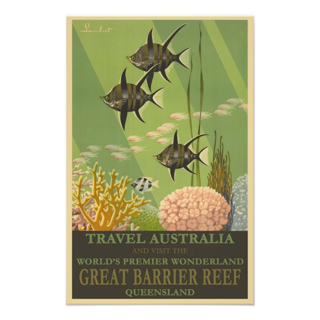 Poster vintage australien (Devant)