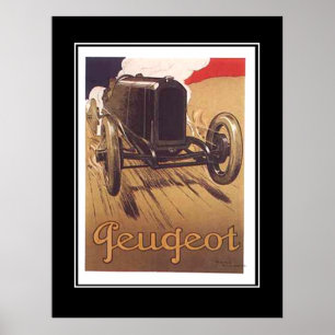 poster vintage automobile 1920