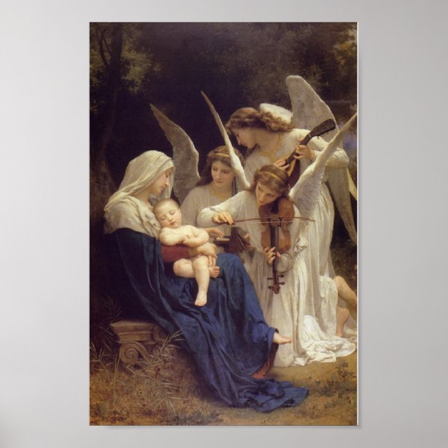 Poster Vintage - Chant des Anges, (Devant)