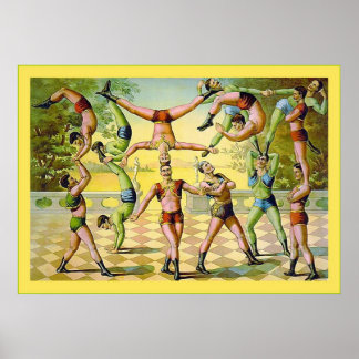 Poster Vintage Circus Print ~ 1891