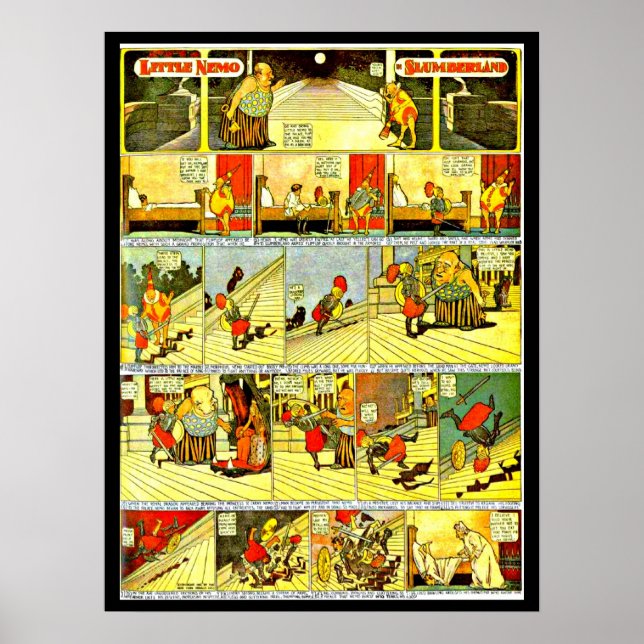 Poster Vintage Comic-Little Nemo 3 (Devant)