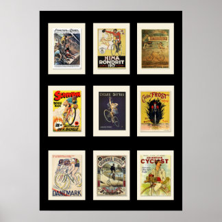 Poster Vintage Cyclisme Cartes postales Collection