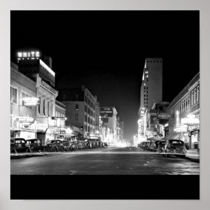 Poster Vintage Dallas Photographie-2