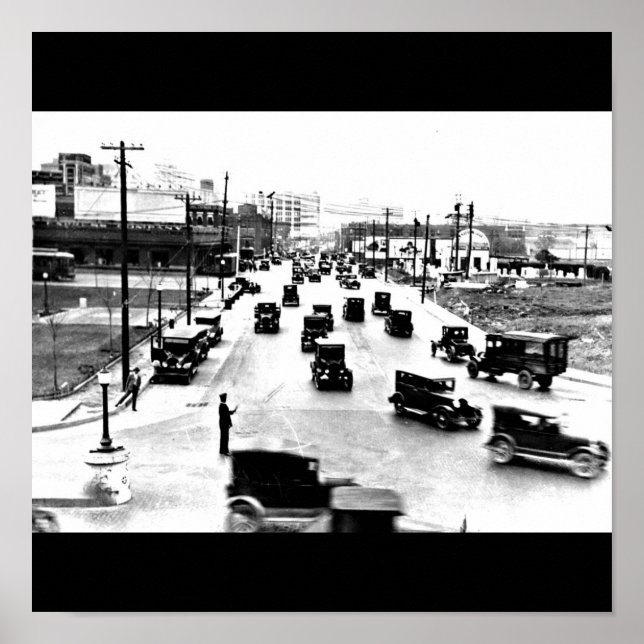 Poster Vintage Dallas Photographie-6 (Devant)