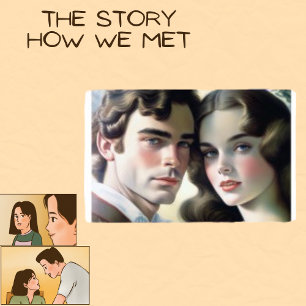 Poster Vintage d'amour flashy