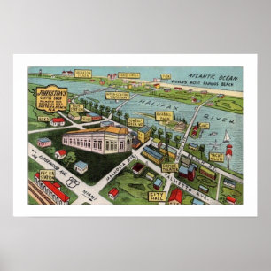 Poster vintage Daytona Beach Imprimer
