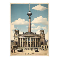 Poster vintage de Berlin