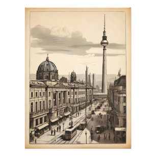 Poster vintage de Berlin