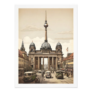 Poster vintage de Berlin