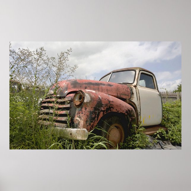 Poster vintage de camion (Devant)