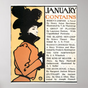 Poster vintage de couverture du livre