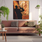 Poster vintage de jazz à New York