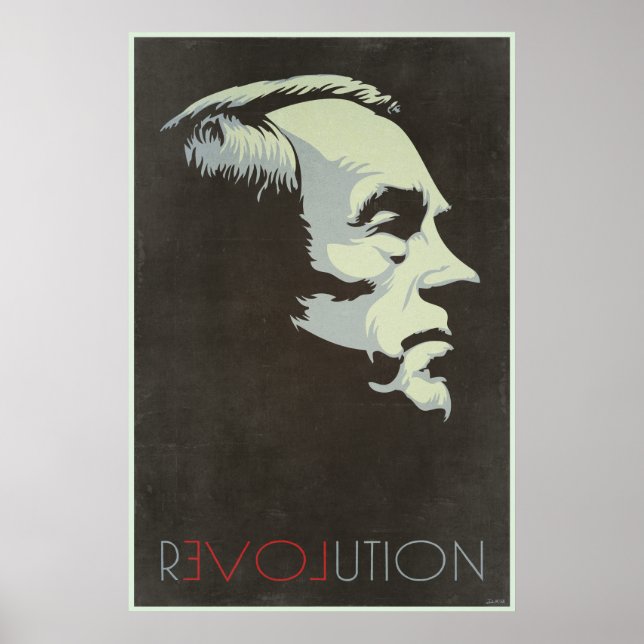 Poster vintage de la révolution Ron Paul (Devant)