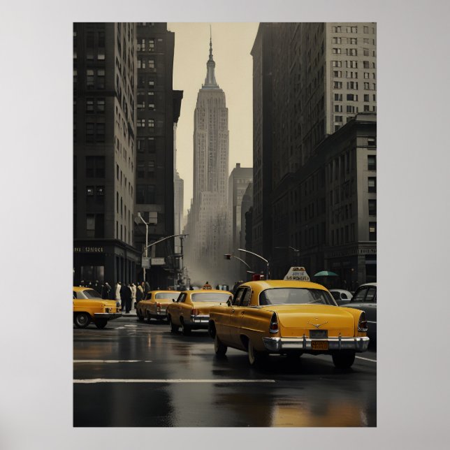Poster vintage de New York (Devant)