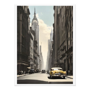 Poster vintage de New York