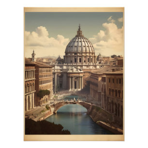 Poster vintage de Rome
