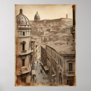 Poster vintage de Rome